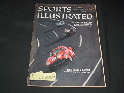 1959 NOVEMBER 16 SPORTS ILLUSTRATED MAGAZINE - SPORTS CARS AT DAYTONA - SP 8947