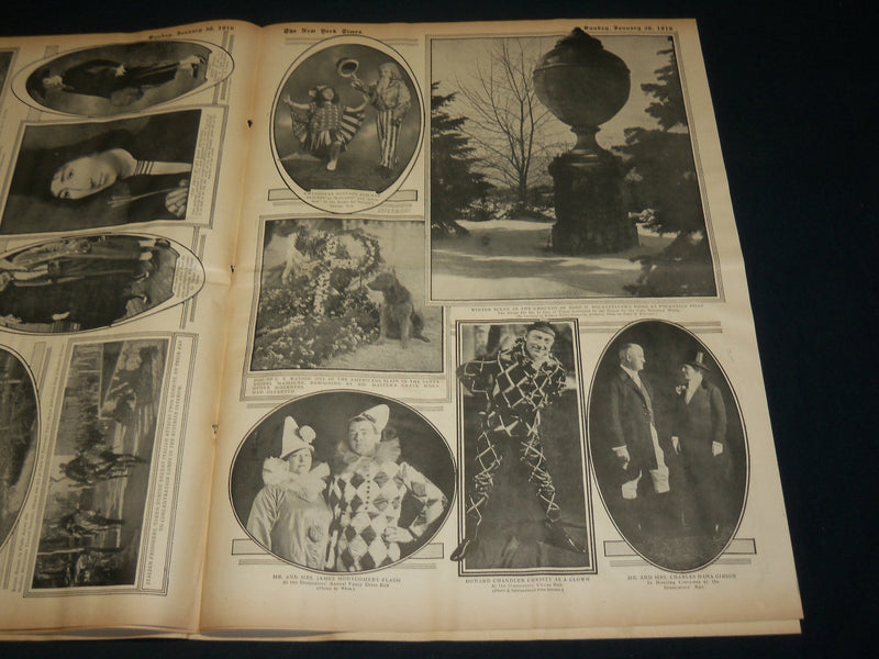 1916 JANUARY 30 NEW YORK TIMES ROTO PICTURE SECTION - FLAGG - CHRISTY - NT 8974
