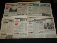 1991-1999 ROCKET COURIER - SHOPPER NEWSPAPERS LOT OF 18 - WYALUSING PA -NP 4250D