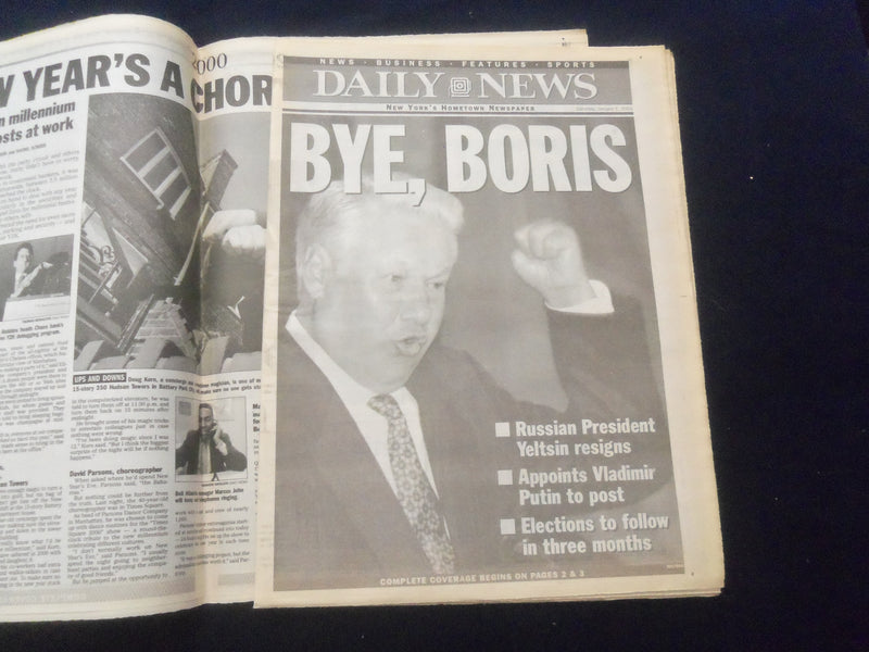 2000 JAN 1 NEW YORK DAILY NEWS NEWSPAPER - 2000! - NP 6059