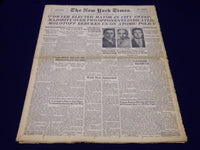 1945 NOVEMBER 7 NEW YORK TIMES - O'DWYER ELECTED MAY IN CITY SWEEP - NT 272