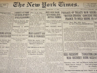 1920 FEBRUARY 11 NEW YORK TIMES - MARY GARRETT HAY WINS IN PRIMARIES - NT 7867
