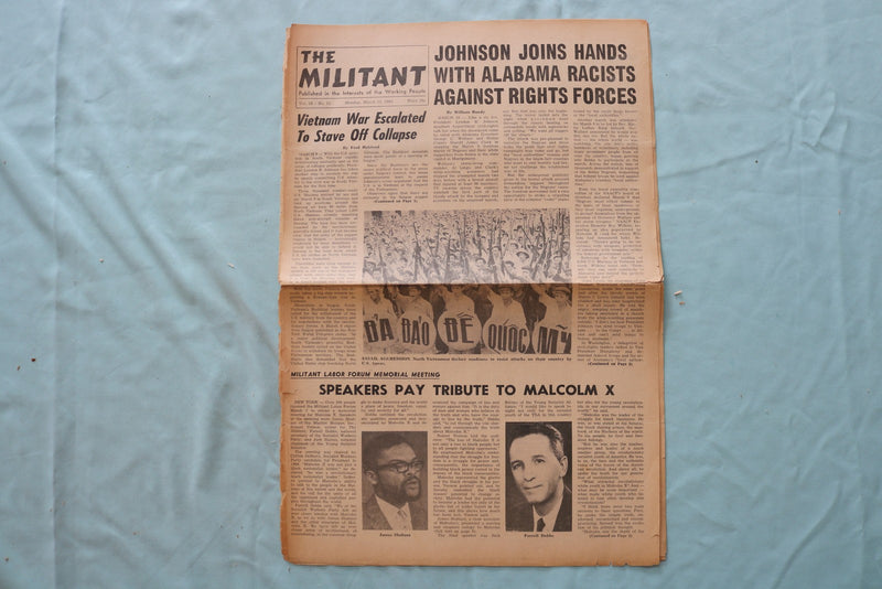 1962-1967 THE MILITANT NEWSPAPER - LOT OF 4 - K 3300