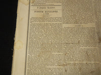 1851 MARCH 1 BOSTON MUSEUM NEWSPAPER - JUDITH BENSADDI A TALE - STEAMER- NP 9031