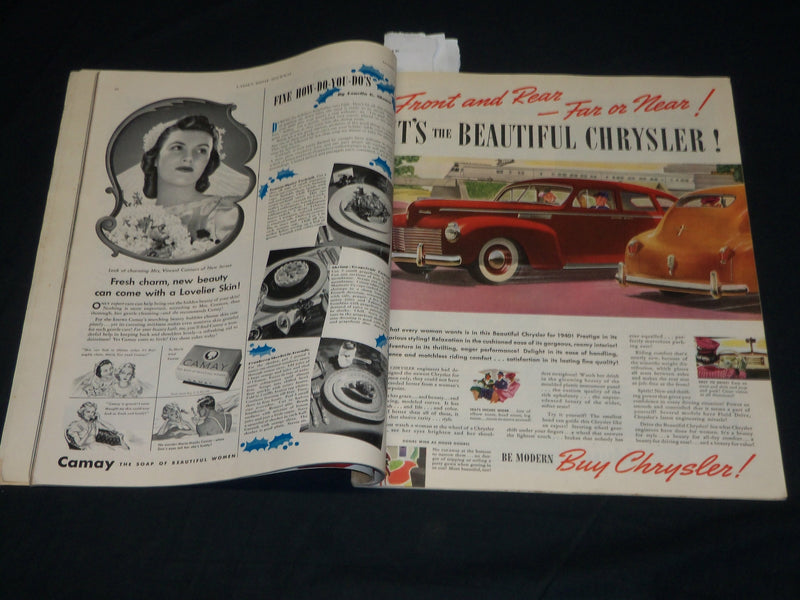 1939 DECEMBER LADIES HOME JOURNAL MAGAZINE - BEAUTIFUL FRONT COVER - F 325