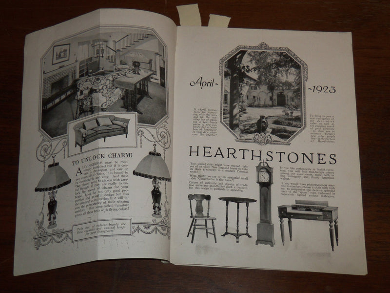 1922-1923 HEARTHSTONES MAGAZINES LOT OF 2 ISSUES - MADISON, WISCONSIN - K 1112
