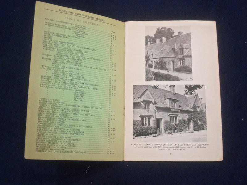 1931 BOOKS FOR YOUR WORKING LIBRARY CATALOG - J 6478