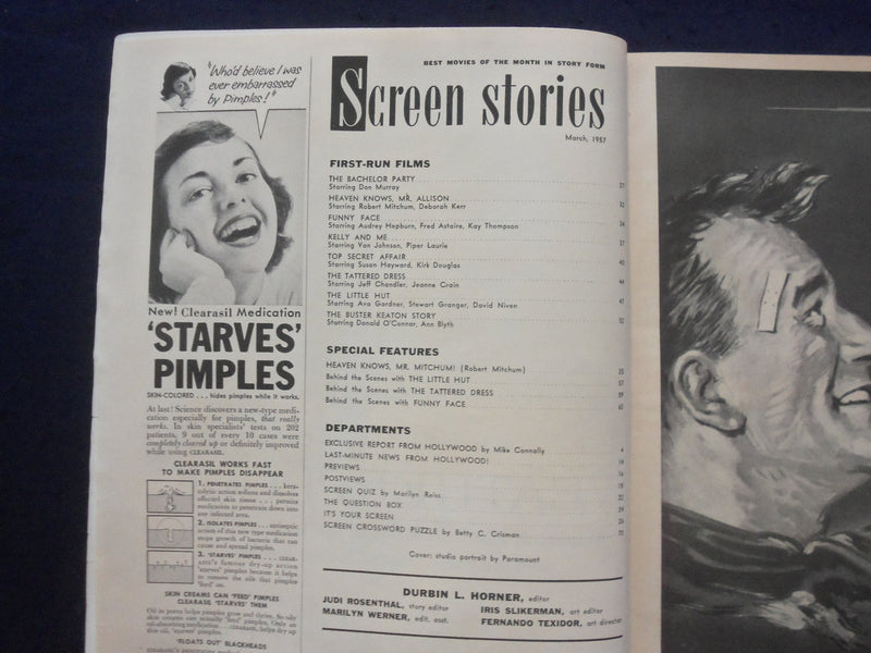 1957 MARCH SCREEN STORIES MAGAZINE - ANN BLYTH COVER - SP 4780R