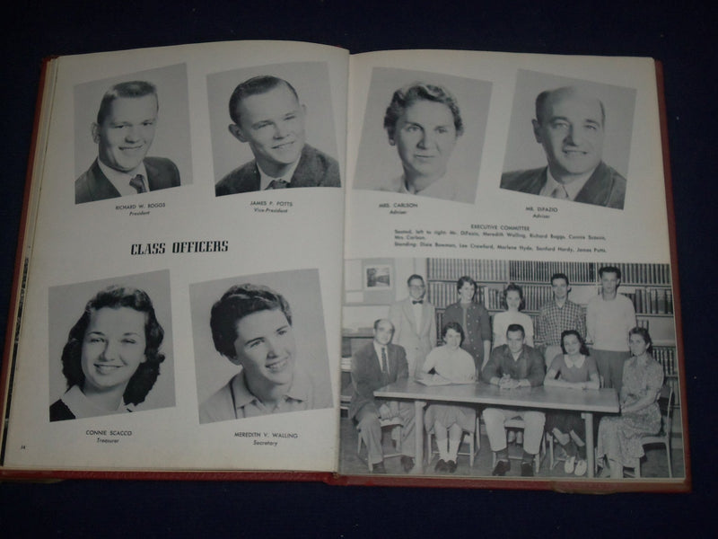 1958 THE KEY KEYPORT HIGH SCHOOL YEARBOOK - NEW JERSEY - GREAT PHOTOS - YB 495