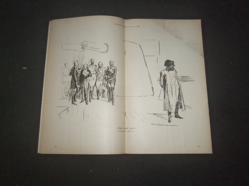 1915 JANUARY 9 HARPER'S WEEKLY MAGAZINE - THE SIEGE OF AISNE - SP 1520D
