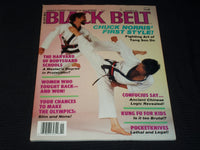 1987 NOVEMBER BLACK BELT MAGAZINE - CHUCK NORRIS' STYLE FRONT COVER - E 7804