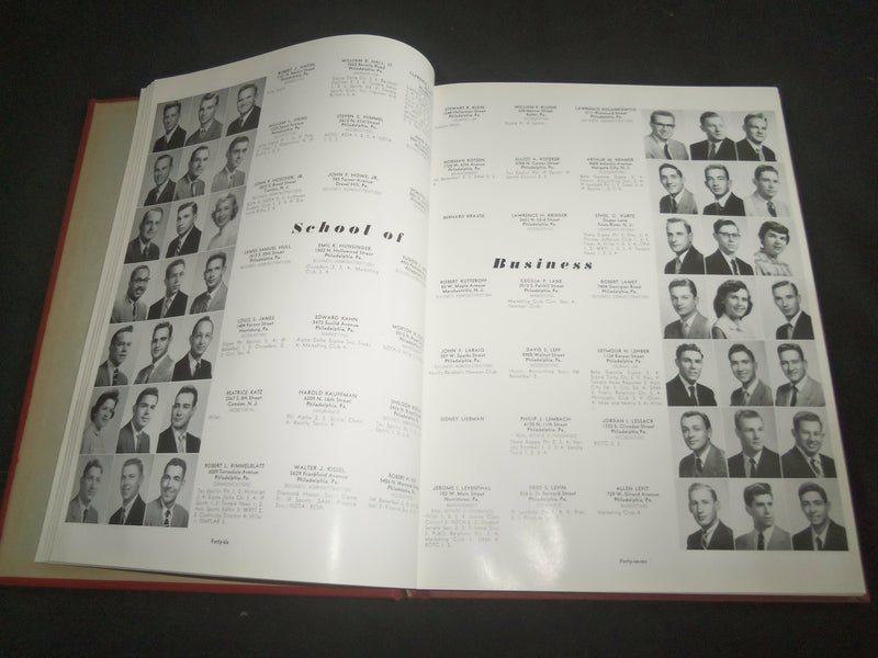 1955 TEMPLAR TEMPLE UNIVERSITY YEARBOOK - PHILADELPHIA, PENNSYLVANIA - YB 2508