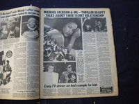 1984 APRIL 10 STAR NEWSPAPER -MICHEAL JACKSON THRILLER GIRL -HASSELHOFF- NP 6013
