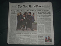 2020 FEBRUARY 21 NEW YORK TIMES - ROGER STONE SENTENCED TO 40 MONTHS