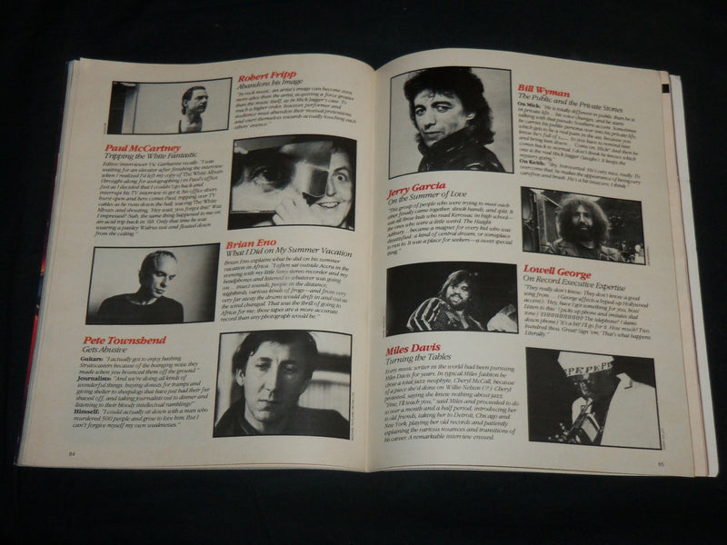 1982 DECEMBER MUSICIAN MAGAZINE - BILLY JOEL COVER - 5th ANNIV ISSUE - J 6783