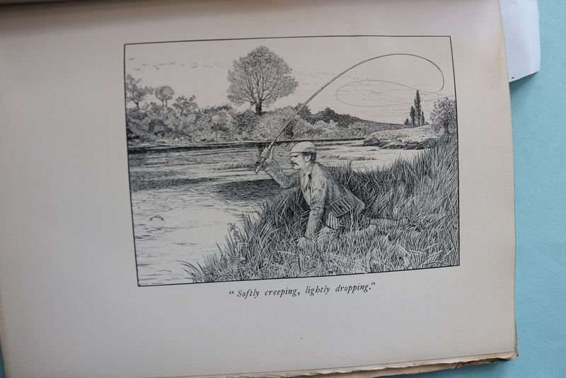 1902 THE SPECKLED TROUT HARDCOVER BOOK BY LOUIS RHEAD - KD 9696