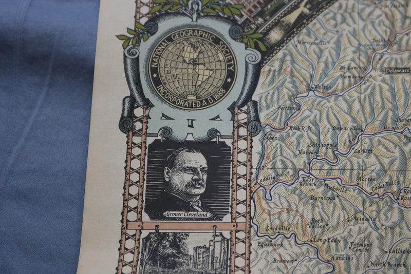 1939 THE REACHES OF NEW YORK CITY FOLDING MAP - K 3207