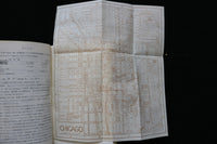 JAPANESE TOUR GUIDE OF U.S. FOLD-OUT MAPS - K 3023