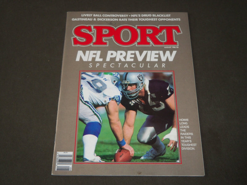 1986 AUGUST SPORT MAGAZINE - NFL PREVIEW SPECTACULAR - CW 336