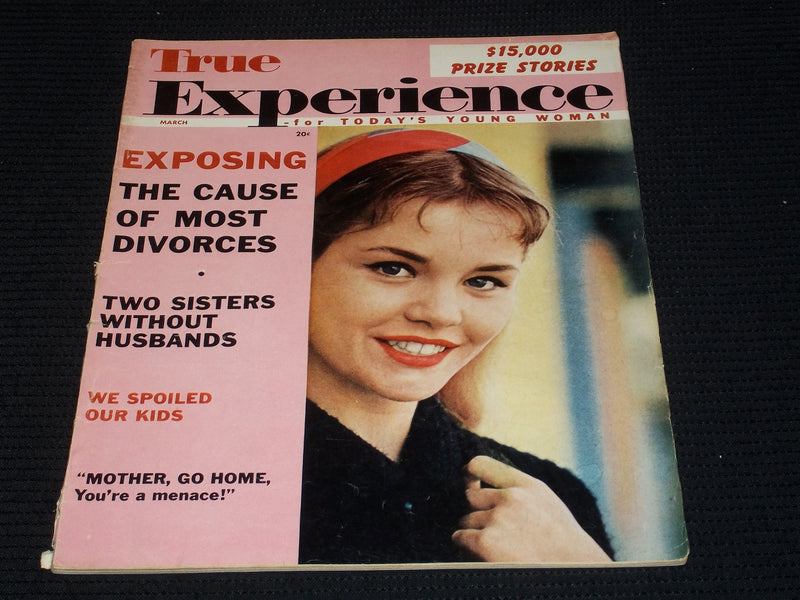 1959 MARCH TRUE EXPERIENCE MAGAZINE - TUESDAY WELD FRONT COVER - E 3038