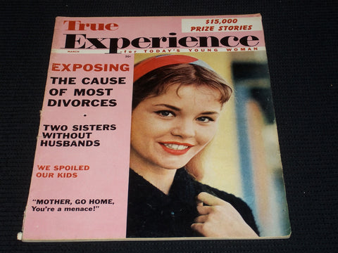 1959 MARCH TRUE EXPERIENCE MAGAZINE - TUESDAY WELD FRONT COVER - E 3038