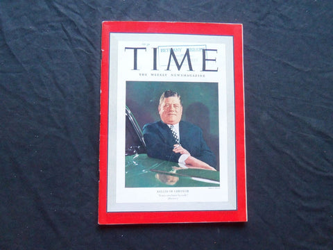 1939 OCTOBER 16 TIME MAGAZINE - KAUFMAN T. KELLER - T 682