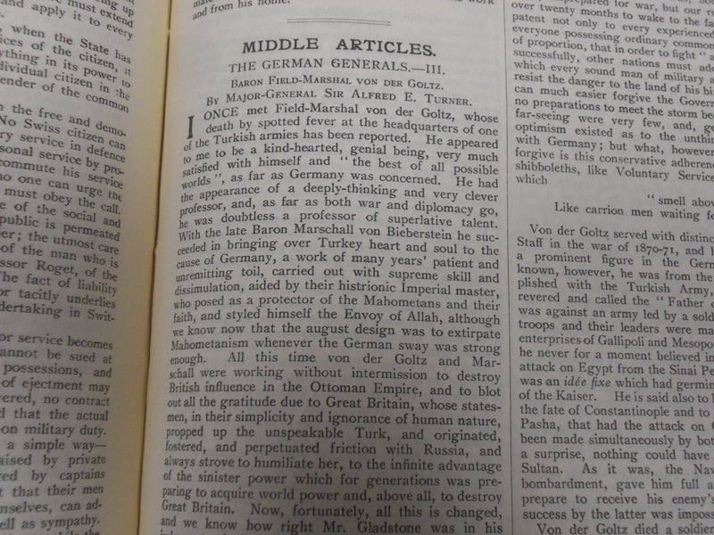 1916 SATURDAY REVIEW 2 BOUND VOLUMES - COMPLETE YR- PUBLISHED IN LONDON - R 1125