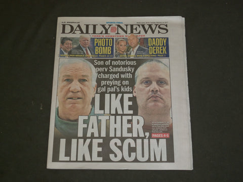 2017 FEBRUARY 14 NEW YORK DAILY NEWS -JEFFREY SANDUSKY PREYING ON GAL PAL'S KIDS