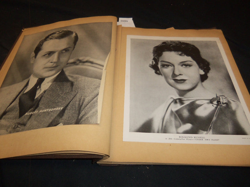 1930'S HOLLYWOOD STARS SCRAPBOOK - TEMPLE - HARLOW - 39A