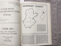 1965 NEW JERSEY YEARBOOK AND GOVERNMENT GUIDE SOFTCOVER BOOK BY - K 269