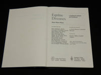 1986 EQUINE DISEASES HARDCOVER BOOK BY HANNS-JURGEN WINTZER - KD 7411