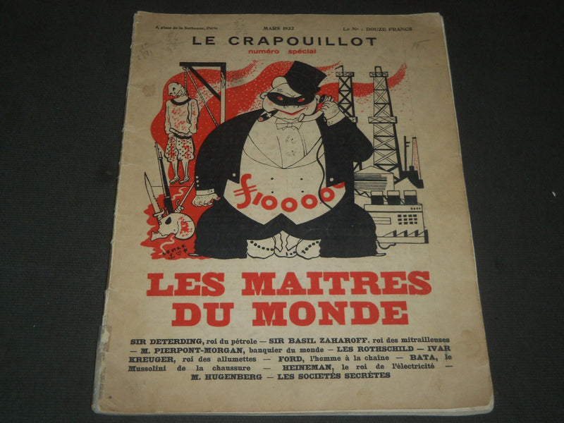 1932 MARCH LE CRAPOUILLOT FRENCH MAGAZINE - LES MAITRES DU MONDE - J 2164