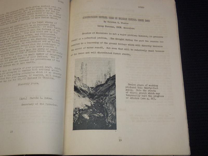 1935 INDIANS AT WORK A NEWS SHEET FOR THE INDIAN SERVICE BOOK - J 9278