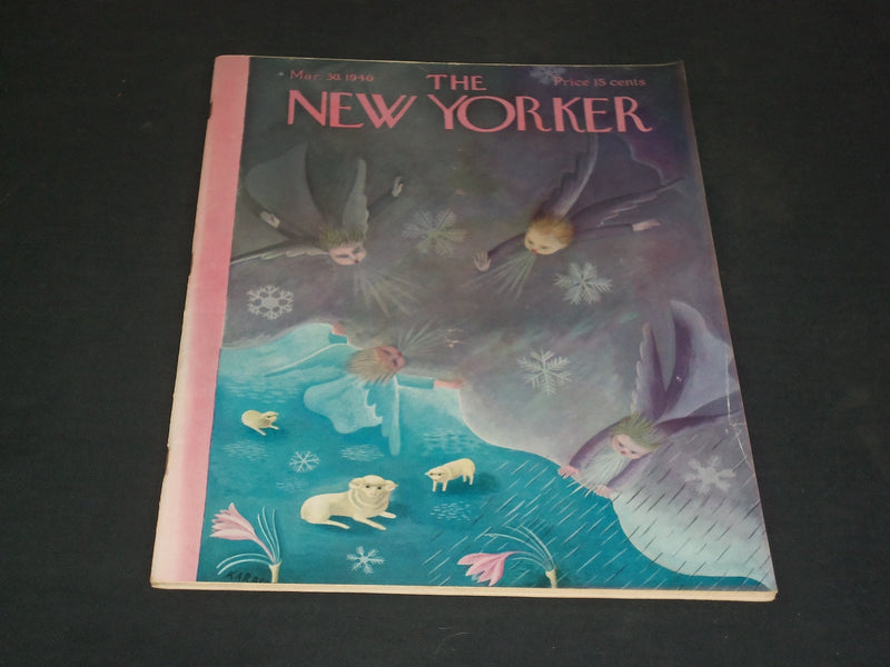 1940 MARCH 30 THE NEW YORKER MAGAZINE - ILLUSTRATED COVER - NY 862