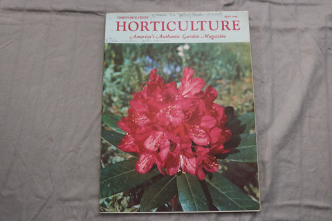 1958 MAY HORTICULTURE MAGAZINE - BEAUTIFUL SCENERY COVER - SP 3137C