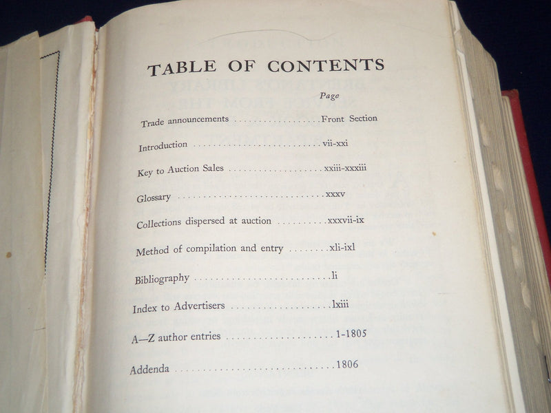 1940-1950 UNITED STATES CUMULATIVE BOOK AUCTION RECORDS LOT OF 2 - KD 1836