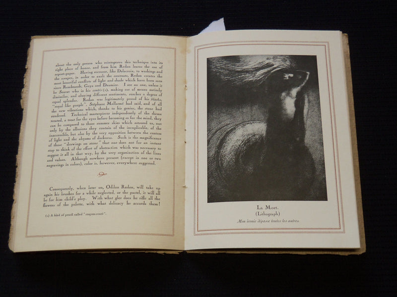 1928 ODILON REDON EXHIBITION OF PAINTINGS CATALOGUE - J 8103