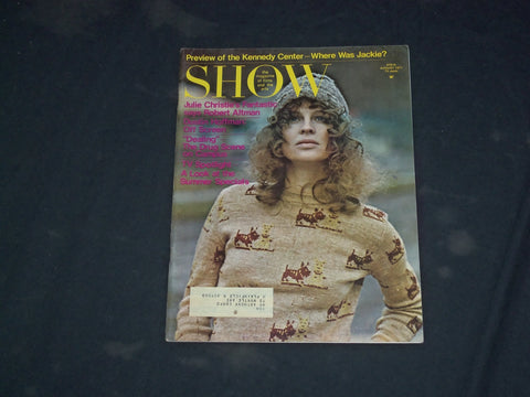 1971 AUGUST SHOW MAGAZINE - JULIE CHRISTIE COVER - CW 886