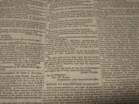 1843 AUGUST 14 THE DAILY MADISONIAN NEWSPAPER - JOHN TYLER -WASHINGTON- NP 3877G