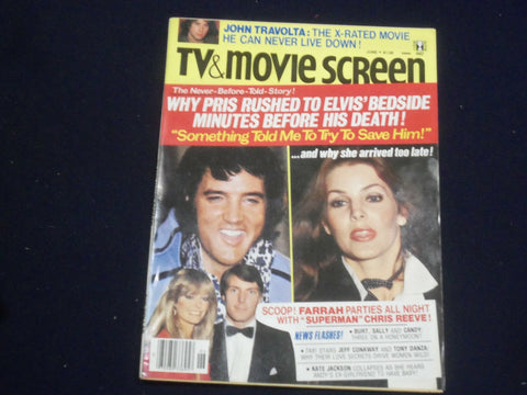 1979 JUNE TV & MOVIE SCREEN MAGAZINE - ELVIS PRESLEY - PHOTOS - ST 5856