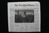 2024 DEC 10 NEW YORK TIMES- SHOCK, GLEE AND UNEASE AS SYRIANS WONDER WHAT'S NEXT