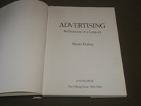 1982 ADVERTISING REFLECTIONS OF A CENTURY BOOK BY BRYAN HOLME - I 1449