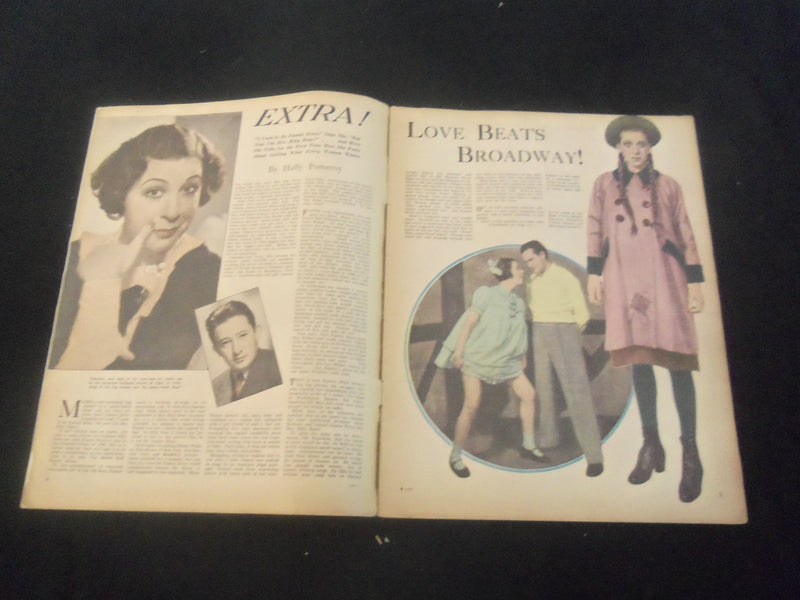 1936 MAY 2 RADIO GUIDE MAGAZINE - PAULINE MORIN ILLUSTRATED COVER - SP 9517D