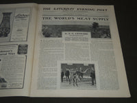 1902 OCTOBER 11 THE SATURDAY EVENING POST MAGAZINE - ILLUSTRATED COVER- SP 1062