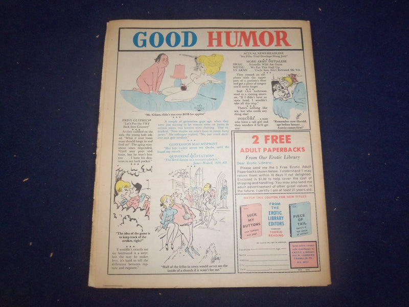 1972 DECEMBER 10 NATIONAL INFORMER NEWSPAPER-JFK DEATH REPORT COVER-UP - NP 7323