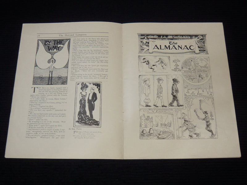 1900 THE HARVARD LAMPOON MAGAZINE LOT OF 4 ISSUES - CAMBRIDGE, MASS. - O 1780C