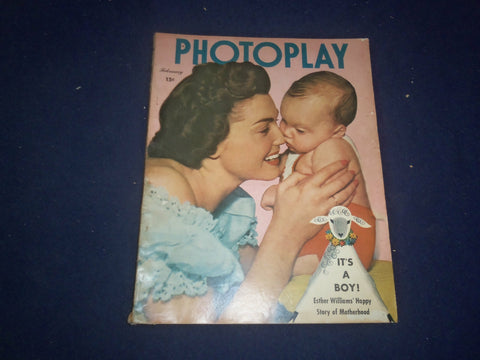 1950 FEBRUARY PHOTOPLAY MAGAZINE - ESTHER WILLIAMS COVER - F 251L