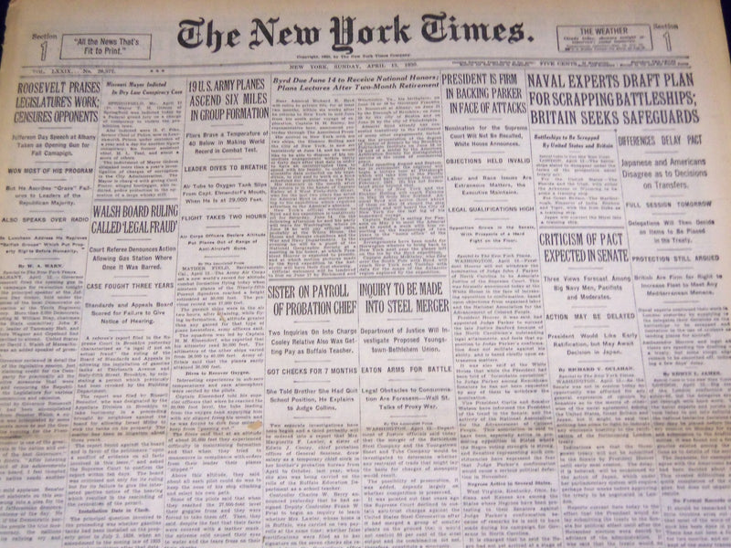 1930 APRIL 13 NEW YORK TIMES - BYRD TO RECEIVE HONORS - NT 3893