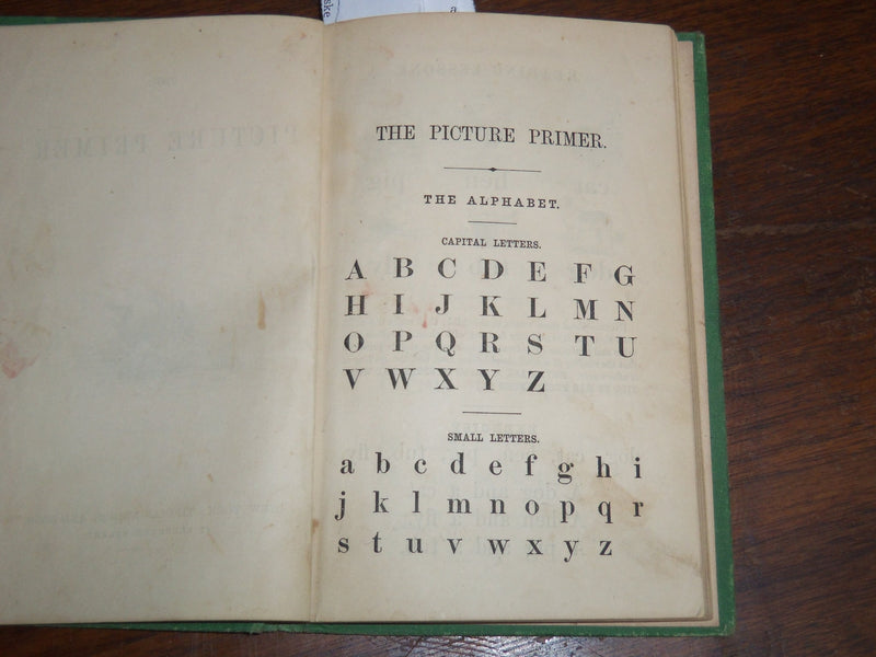 1800'S THE PICTURE PRIMER BOOK - NEW YORK - THOMAS NELSON & SONS - K 2020