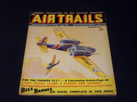 1937 NOVEMBER AIR TRAILS MAGAZINE - U.S. ARMY PLANE COVER - E 7057